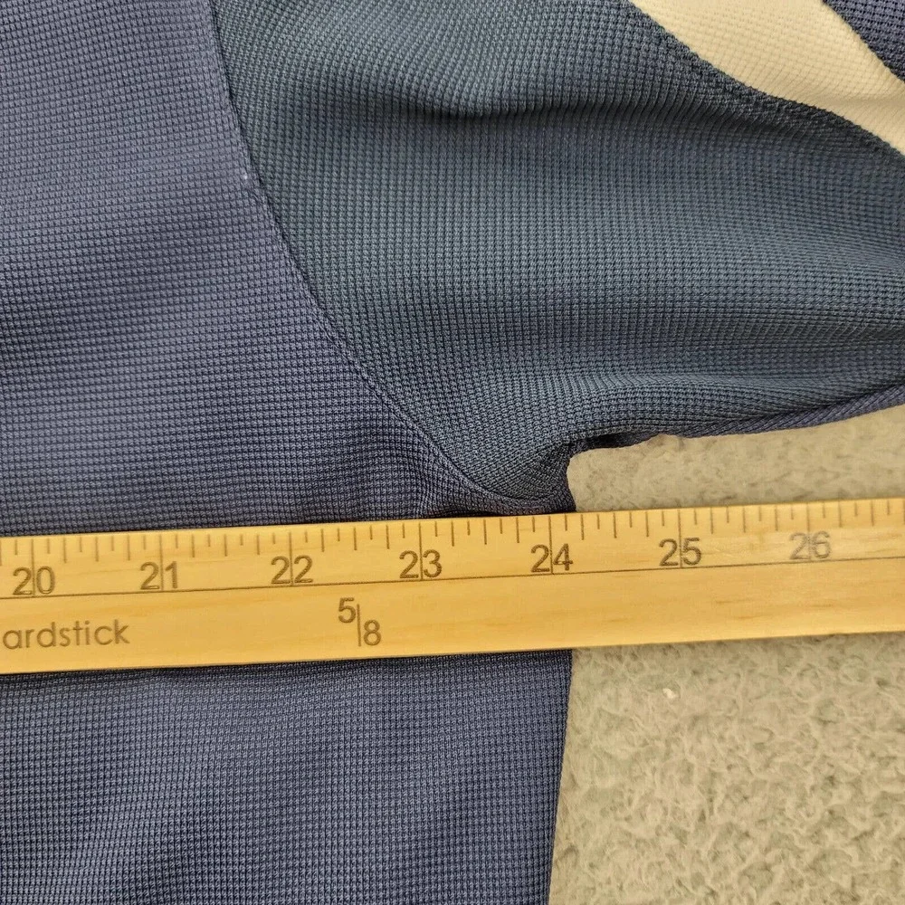 Nike Shirt Mens XL Blue Nike FitDry Raglan Sleeve Polo Casual Golf Outdoors Team